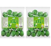 Caramelos Cerdán - Chupas Extreme XXL Kiwi-Cactus Doble Relleno Gigante de Pica Pica y Chicle | 20 Unidades, Triple Sensación, Sin Gluten ni Alérgenos | Ideal para Halloween, Fiestas y Cumpleaños