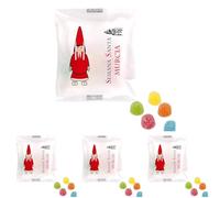 Caramelos Cerdán - Gominolas Semana Santa Murcia, Nazarenos Rojos Sabor Surtidos | Bolsa de 50 Bolsitas de 10 Gramos | Caramelo Duro Sin Gluten - 500 gramos (Paquete de 4)