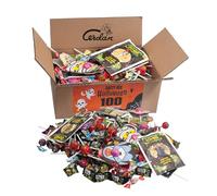 Caramelos Cerdán | Party Mix Halloween - 100 Golosinas y Caramelos de Sabores Surtidos | Relleno de Piñata Sin Gluten | Ideal para Cumpleaños, Fiestas, Navidad, Halloween
