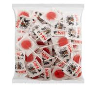 Caramelos Cerdán - Piruleta redonda sabor cereza Semana Santa Lorca | Paso Blanco y Azul, Castillo de Lorca | Sin gluten ni alérgenos | Ideal para fiestas y celebraciones | 100 uds