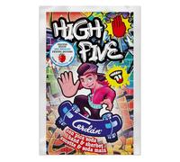 Caramelos Cerdán | Piruletas High Five Pintalenguas con Forma de Mano | Estuche con 40 Uds | Sobre con Pica Pica Sabor Arandanos | Sin Gluten ni Alérgenos | Ideal para Fiestas y Cumpleaños