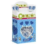 Caramelos Cerdán - Piruletas Mini Corazón Pintalenguas Sabor Frambuesa | Estuche de 200 Unidades | Caramelo Duro con Palo sin Gluten ni Alérgenos | Ideal para Fiestas, San Valentín y Cumpleaños