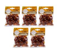 Caramelos con Miel Española 25% y Canela, 5 x 100 g