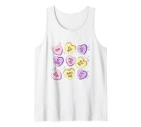 Caramelos de Amor para Conversaciones de corazón de San Valentín Camiseta sin Mangas