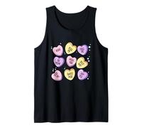 Caramelos de Amor para Conversaciones de corazón de San Valentín Camiseta sin Mangas