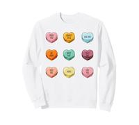 Caramelos de Amor para Conversaciones de corazón de San Valentín Sudadera