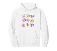 Caramelos de Amor para Conversaciones de corazón de San Valentín Sudadera con Capucha