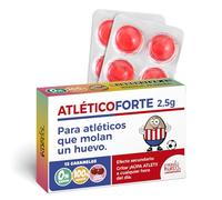 Caramelos de broma ATLÉTICOFORTE | Caja con 12 caramelos sin azúcar sabor cereza | Regalo divertido para colchoneros fieles | Regalo de cumpleaños o broma para fans del Atleti