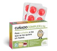 Caramelos de broma CUÑADOCOMPLEX | Caja con 12 caramelos sin azúcar sabor cereza | Regalo divertido para cuñados a los que se les quiere, se les aguanta… o ambas