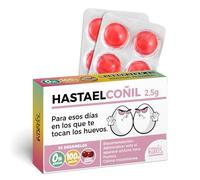 Caramelos de Broma en blister | HASTAELCOÑIL | Caja Regalo Divertido con 12 Caramelos sin azúcar | Regalo para Amigas, familia, cumpleaños, navidad, amigo invisible, reuniones, fiestas…