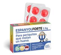 Caramelos de broma ESPANYOLFORTE | Caja con 12 caramelos sin azúcar sabor cereza | Regalo para pericos de verdad | Detalle original para fans del Espanyol que no fallan nunca