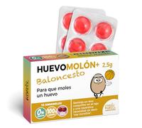 Caramelos de broma HUEVOMOLÓN Baloncesto | Caja con 12 caramelos sin azúcar sabor cereza | Regalo divertido para jugadores, entrenadores, fans del basket y amantes del humor original