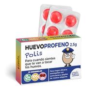 Caramelos de broma HUEVOMOLÓN+ Policía | Caja con 12 caramelos sin azúcar sabor cereza | Regalo divertido para policías con vocación y buen rollo