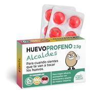Caramelos de broma HUEVOPROFENO Alcaldes | Caja con 12 caramelos sin azúcar sabor cereza | Regalo divertido para alcaldes con paciencia y sentido del humor