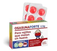 Caramelos de broma OSASUNAFORTE | Caja con 12 caramelos sin azúcar sabor cereza | Regalo original para rojillos valientes | Detalle navarro perfecto para animar a Osasuna a lo grande