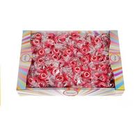 Caramelos de corazón 1 kg - sabor a fruta y motivo de corazón - Decoración de San Valentín y obsequios de boda - caramelos envasados individualmente