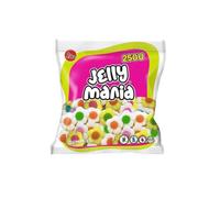 Caramelos de Goma Flower Power 250 Unidades | Apto para Veganos, Sin Gluten y Sin Alérgenos | Golosinas Blandas Forma de Flor | Bolsa a Granel de 1,8 kg