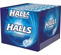 Caramelos de menta Halls COOLWAVE caja de 20 x 33,5 g