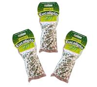 Caramelos de Menta MENTOSAN - Con Eucalipto Natural - Sin gluten - Pack de 3 bolsas individuales de 150gr (450 gr) - Alivio para Garganta y Vías Respiratorias