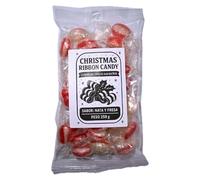 Caramelos de Rayas Nata y Fresa - Rojos y Blancos - Strawberry & Cream - Pack 2×250 g (500 g Total) - Sin Gluten -