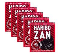 Caramelos de regaliz con sabor a anís Haribo Zan, 12 g (paquete de 5)