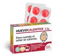Caramelos Divertidos para San Valentín | HUEVOCALENTOX | 12 Caramelos sin Azúcar | Regalo Original para Parejas | Detalle Picante y Romántico | Sabor Cereza