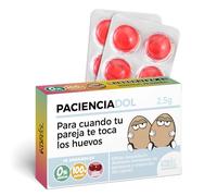Caramelos Divertidos para San Valentín | PACIENCIADOL | 12 Caramelos sin Azúcar | Regalo Original para Parejas | Detalle Divertido para el Día a Día en Pareja | Sabor Cereza
