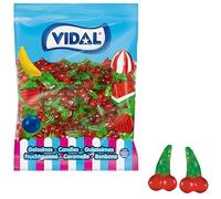 Caramelos Gomas Cerezas Brillantes Vidal Gusto Cereza Bolsa de 250 Piezas 1,3 kg