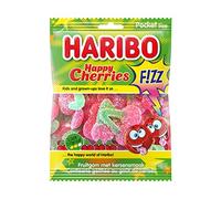 Caramelos Haribo | Bolsas De Cerezas Felices | Haribo Caramelos | Caramelos Alemanes | 28 Pack | 1960 Gramo Total