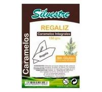 Caramelos Integrales de Regaliz, con Azúcar de Caña, Sin Gluten, 150 g. Pack de 3