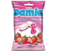 Caramelos rellenos de Tayas Damla con sabor a fresa 90 g