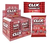 Caramelos sin azucar Clix 20 paquetes 21 gramos (Fresa)