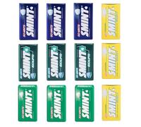 Caramelos Smint Sin Azúcar en Lata Metálica - 6 Sabores Diferentes en Packs (3 menta, 3 hierbabuena, 3 eucalipto y 3 limón)