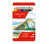 Caran D’ Aache Pablo Color Permanente Lápices Estuche 12 Surtido Colorido Lápiz