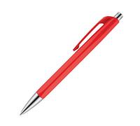 Caran D’Ache - Bolígrafo Ballpoint Pen 888 Infinite, con Pulsador Metálico Retráctil, Escritura Suave y Cuerpo Resistente de Resina, Bolígrafo Recargable Swiss Made (Rojo)