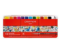 Caran d' ache Gouache Caja de Acuarela, Merhfarbig, 16 Unidad (Paquete de 1)
