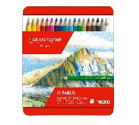 Caran D’ Ache Pablo Color Permanente Lápices Estuche 18 Surtido Colorido Lápiz