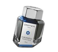 Caran d'Ache 8011-149 - Tinta estilográfica, 50 ml, color azul magnético