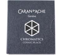 Caran D'Ache 8021-009 - Pack de 6 cartuchos de tinta estilográfica, color negro cósmico