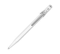 Caran d'Ache 849 Metal Range - Bolígrafo retráctil (aluminio), diseño con forma hexagonal, color blanco