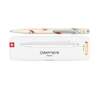 CARAN D'ACHE 849 Nina Cosford Ballpoint Pen Light Cream Aluminium Hexagonal Spec