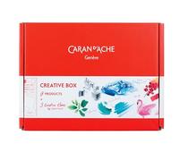 Caran d'Ache Caja roja de cartón, incluye estuches metálicos rojos con la gama Classic 3000.023