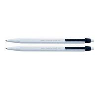 Caran D'Ache d´Ache 0825.109 825 - Juego de 2 bolígrafos retráctiles (plástico, 14 cm), color gris y negro