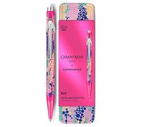 Caran d'Ache Germanier Collection Special Edition - Bolígrafo de punta redonda, color rosa neón