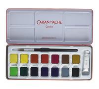 Caran d'Ache Gouache Studio 15 Assorted Colors Set in Metal Tin