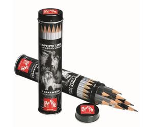 Caran d'Ache Graphite Line 775.315 Grafwood - Lápices de tubo metálico (15 unidades)