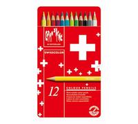 CARAN D'ACHE KLEURPOTLODEN 12 STUKS