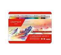 Caran Dache - Lata de metal con 30 colores surtidos