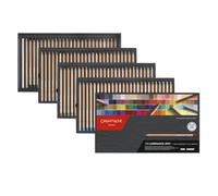 Caran d'Ache Luminance 6901 - Caja de 100 lápices de colores individuales para artistas, codificados por colores y 1 licuadora completa y 1 lápiz