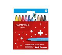 Caran d'Ache Maxi Jumbo Swiss Color 195.410 - Rotuladores de fieltro (10 unidades)